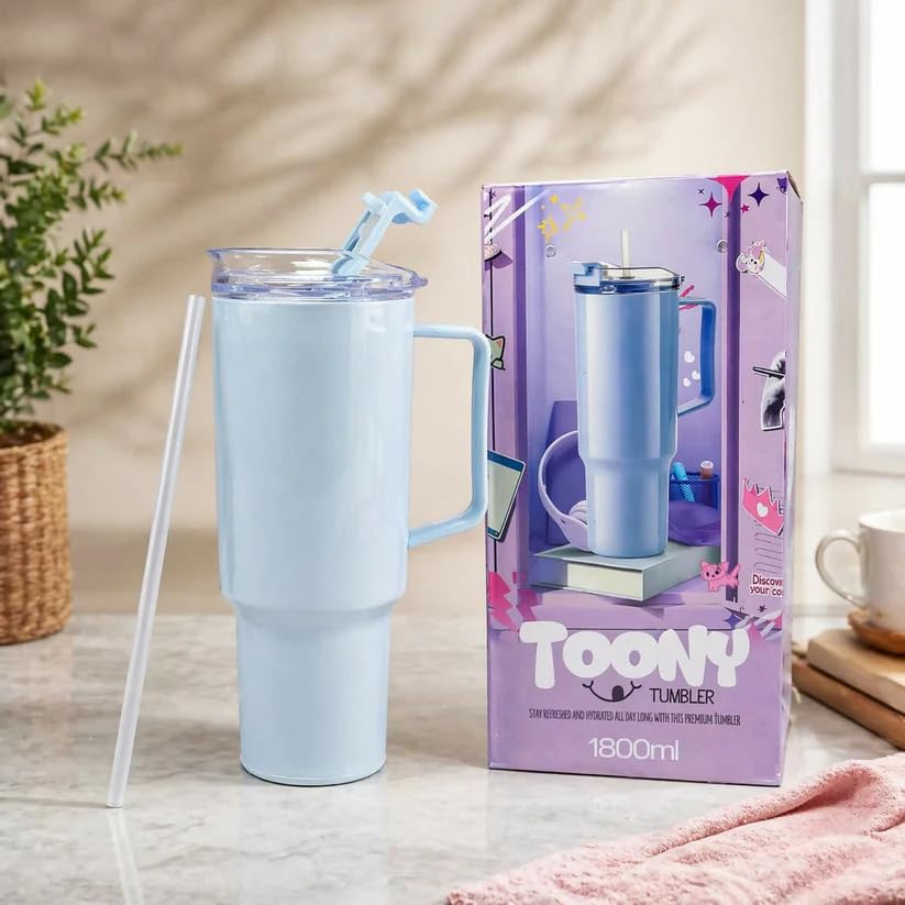 51A0COnl8OL Unbreakable Tumbler with Straw