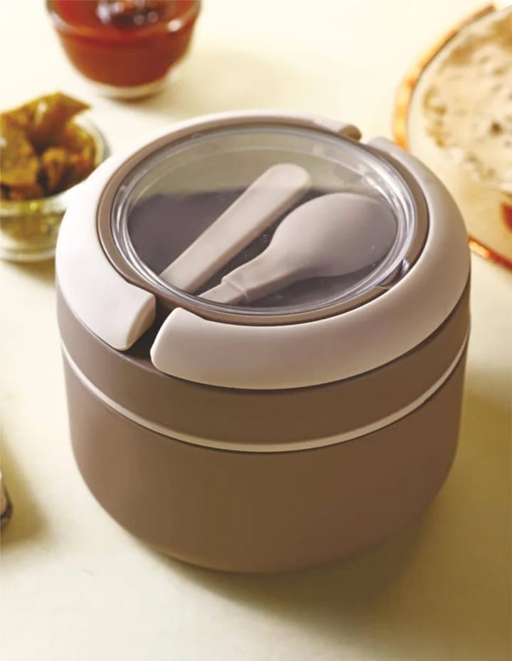 WhatsApp Image 2026-10-04 at 10.53.24 (1) Ganesh Cresta insulated airtight leak-proof lunch box with folding spoon for office and travel